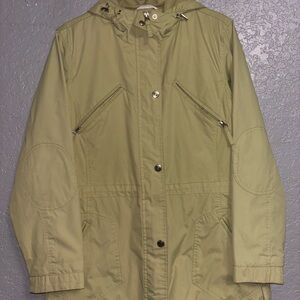 Natural Reflections Olive Trench Coat